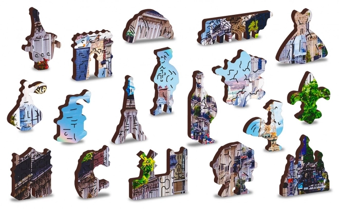 Puzzle en bois Paris animée 2v1