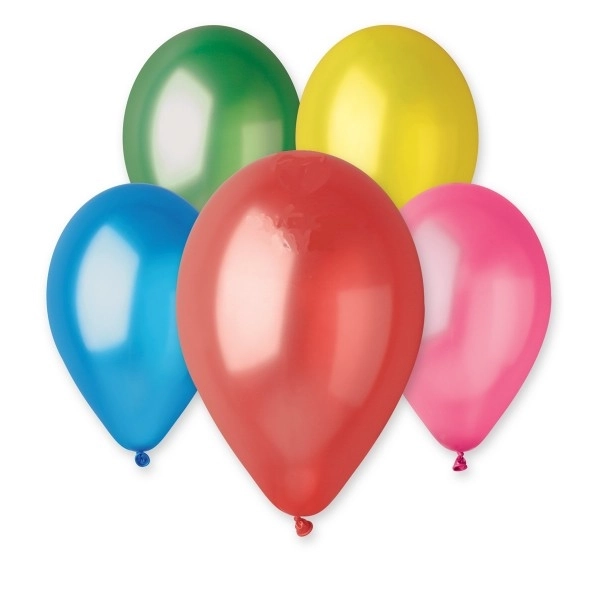 Ballons gonflables métalliques - 10 pièces