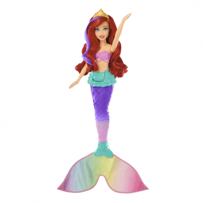 MATTEL Disney Princesse poupée Ariel petite sirène nage, change de couleur