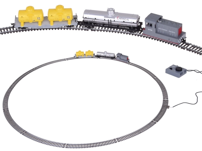 Ensemble électrique avec unité de contrôle et train de marchandises