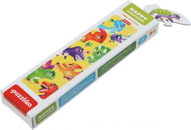 Puzzlika Dinosauři - Puzzle 8 animaux, 16 pièces