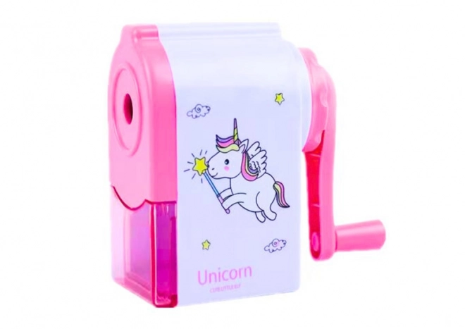 Taille-crayons à Manivelle Licorne Rose