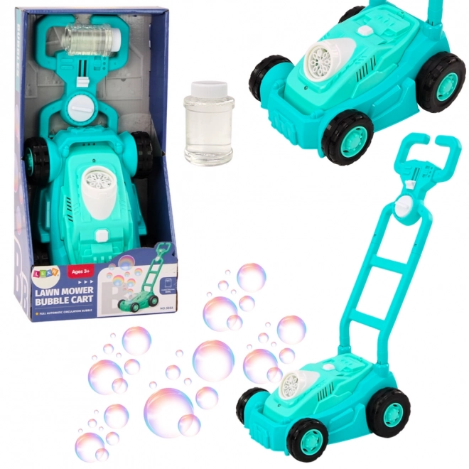 Machine à bulles de savon bleu avec poignée