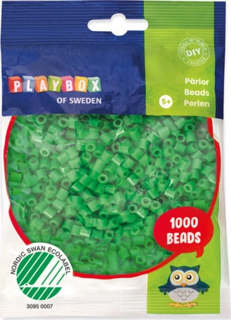 Perles à repasser vertes 1000 pcs
