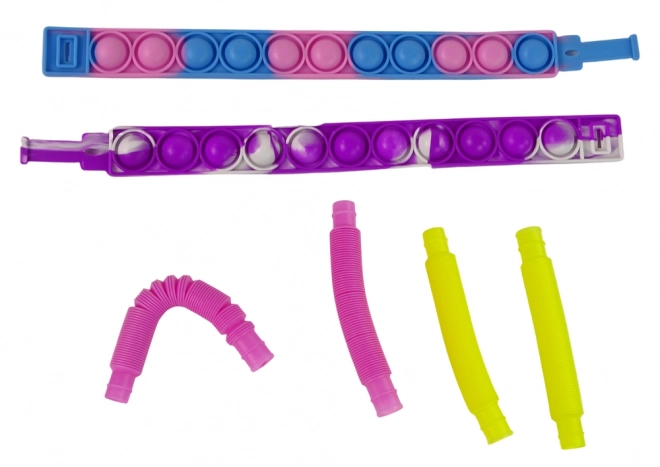 Jouets de Pâques Fidget Pop It Squishy Anti-stress Ensemble 42 éléments
