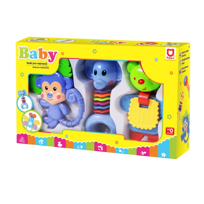 Ensemble de hochets pour bébés 3 pcs
