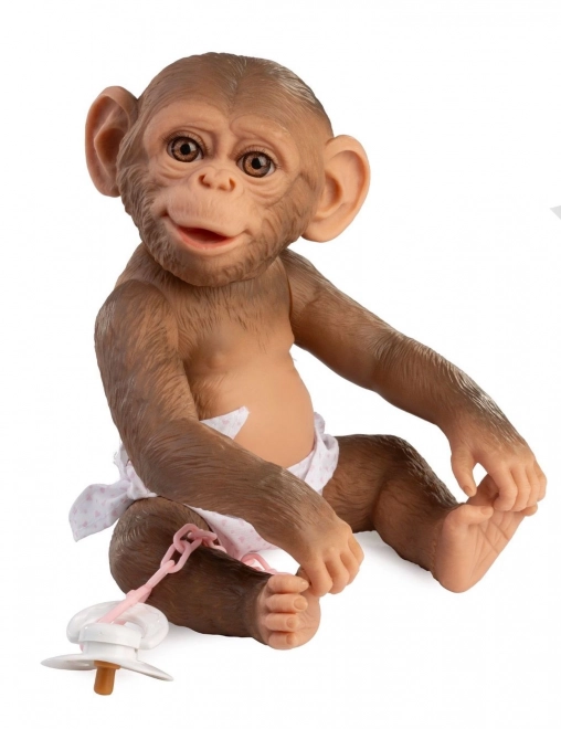 Guca 992 REBORN OPIČKA - bébé singe réaliste avec corps tout en vinyle - 32 cm