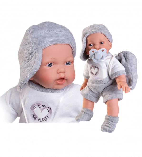 Poupée réaliste avec vêtements écologiques et sons