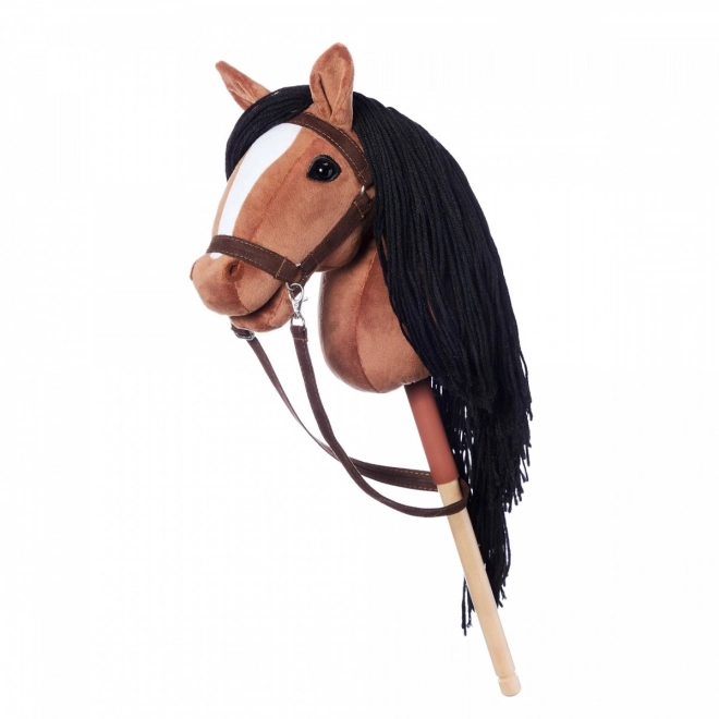 Cheval en bâton Hobby Horse HOPPIHORSE brun foncé