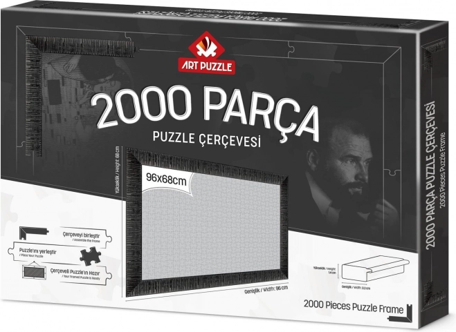 Cadre pour puzzle 96x68 cm noir