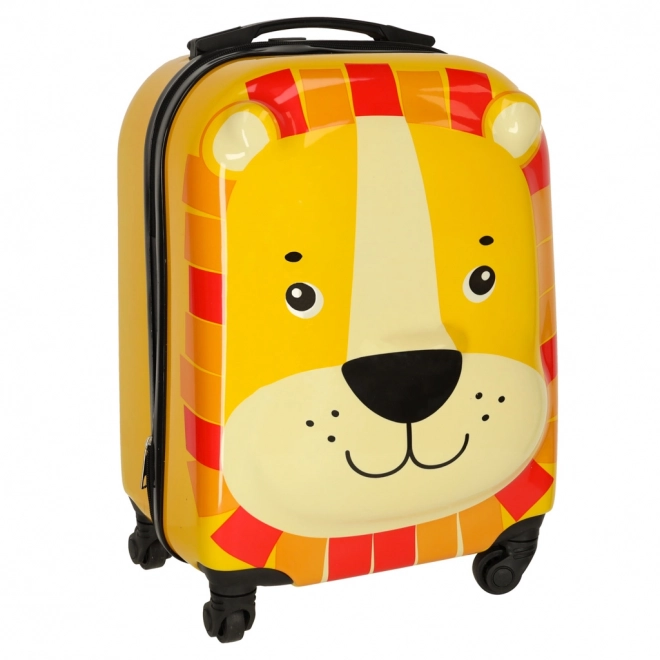 Valise de voyage pour enfants à roulettes lion