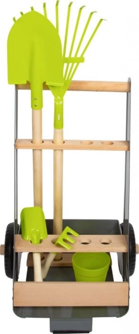 Small Foot Chariot de jardin avec 5 outils