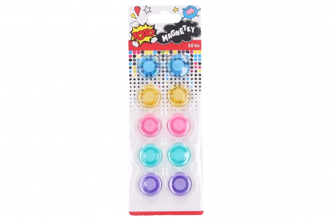 Aimants colorés 20mm - 10 pièces
