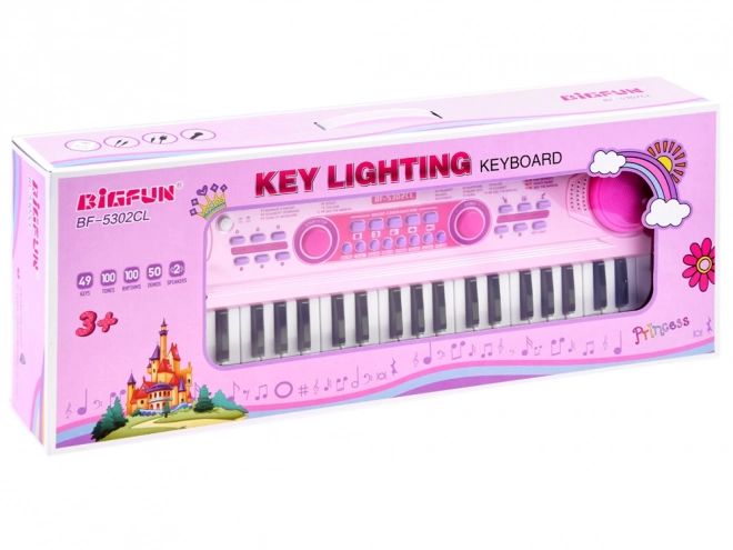 Orgues à clavier avec touches lumineuses IN0151