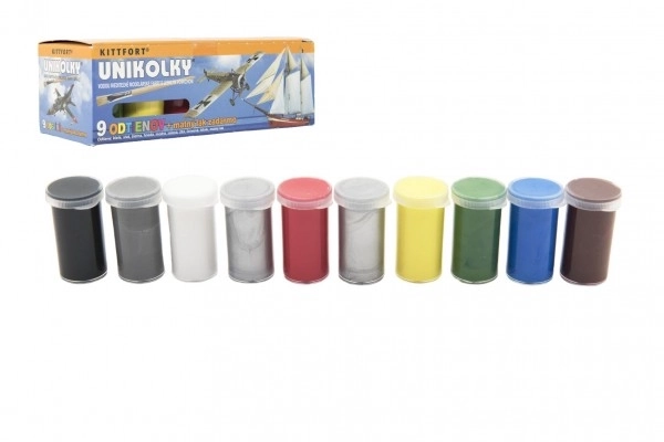 Ensemble de peintures pour maquettes Unikolky