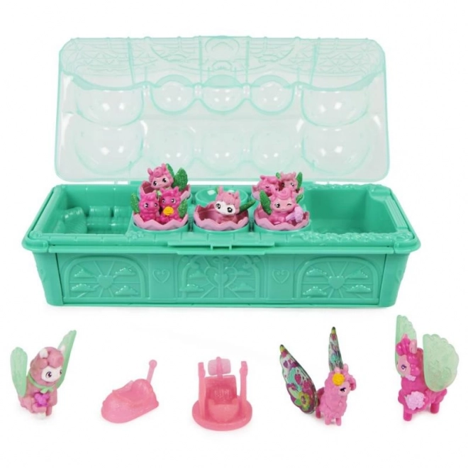 Ensemble familial d'animaux Lamas Hatchimals