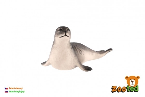 Phoque commun zooted plastique 12cm dans un sachet