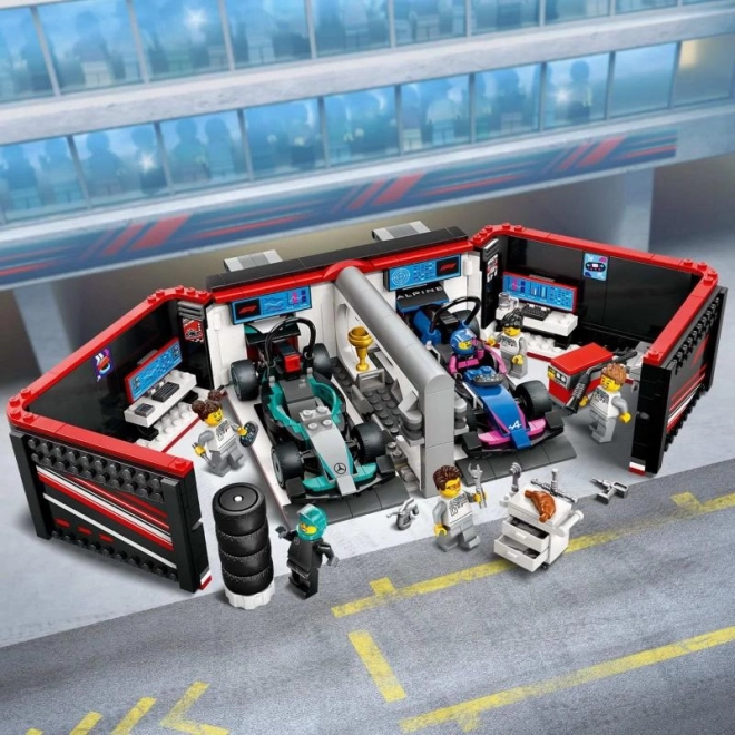 LEGO® City 60444 Garage F1® et voitures Mercedes-AMG et Alpine