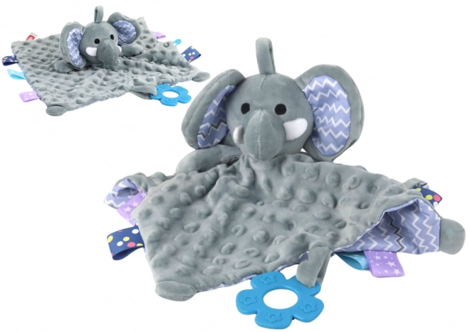 Couverture en peluche Éléphant Hochet Hochet