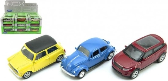 Mini voiture métallique Welly 7 cm – assortiment de modèles