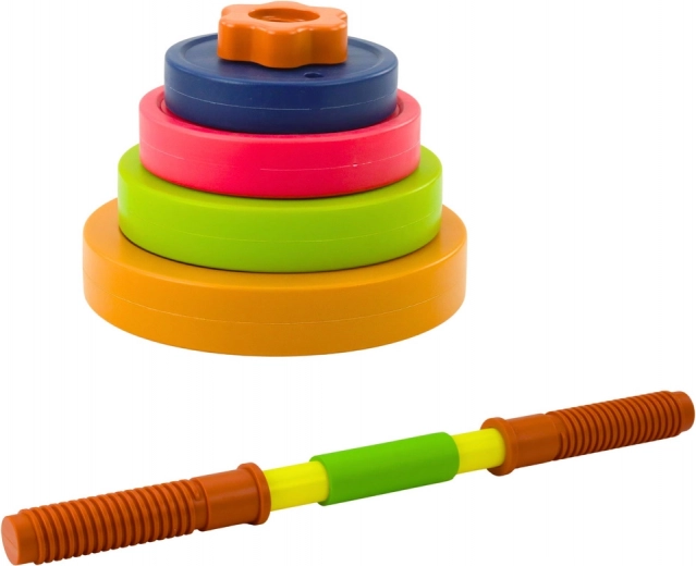 Assemblage variable des disques colorés