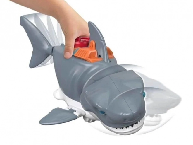 Mega requin attaquant Imaginext avec mâchoire mobile