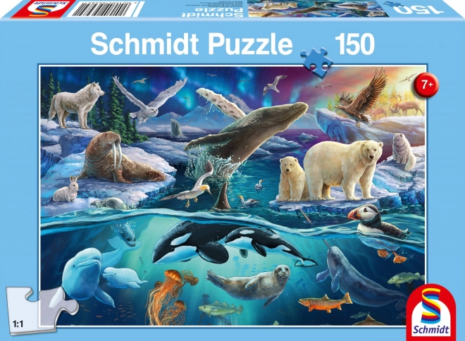 Puzzle Animaux de l'Arctique 150 pièces
