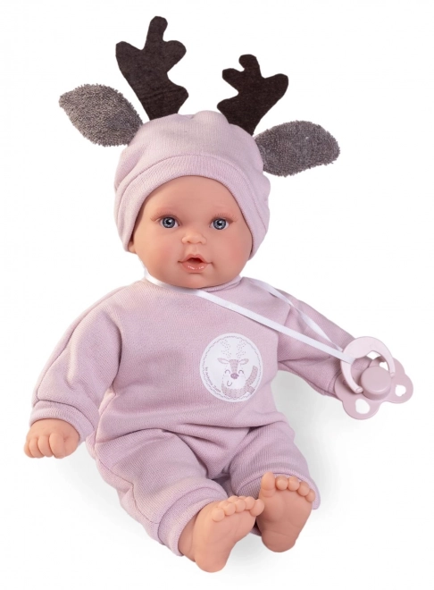 Antonio Juan 11324 KIKA - poupée réaliste avec sons et corps en tissu doux - 27 cm