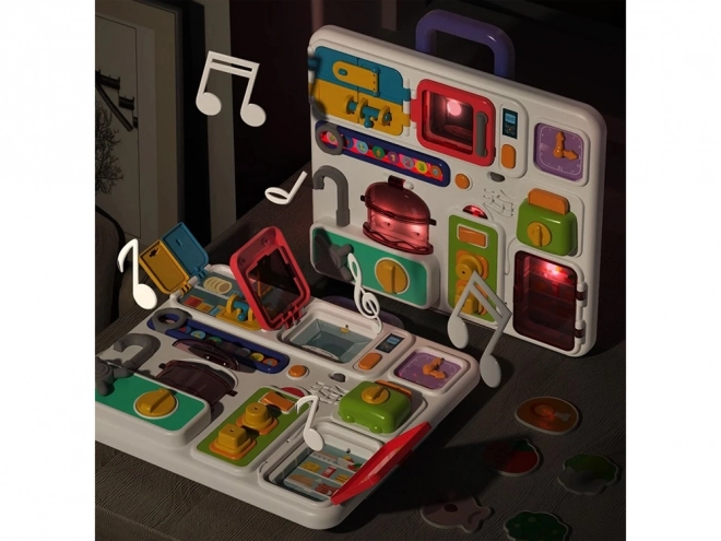 Jouet de cuisine interactif Montessori