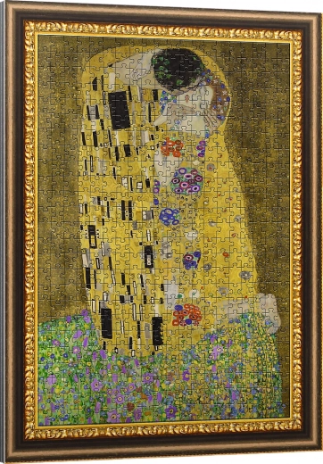 TREFL Puzzle Le Baiser 500 pièces avec cadre
