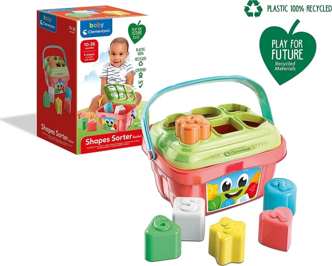 Seau pour le tri des formes CLEMENTONI BABY Jouer pour le futur
