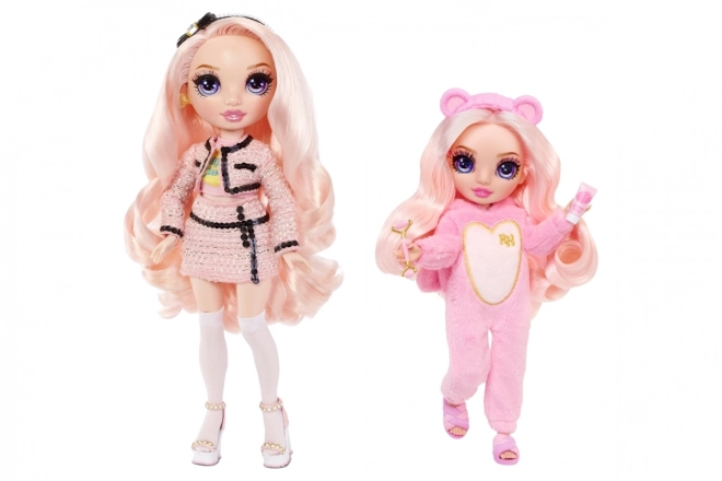 Marionnette Rainbow High Junior pour la Soirée Pyjama, Bella Rose