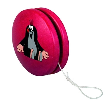 Detoa Jojo rouge avec la taupe assise