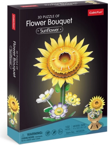 Puzzle 3D Bouquet de Tournesols
