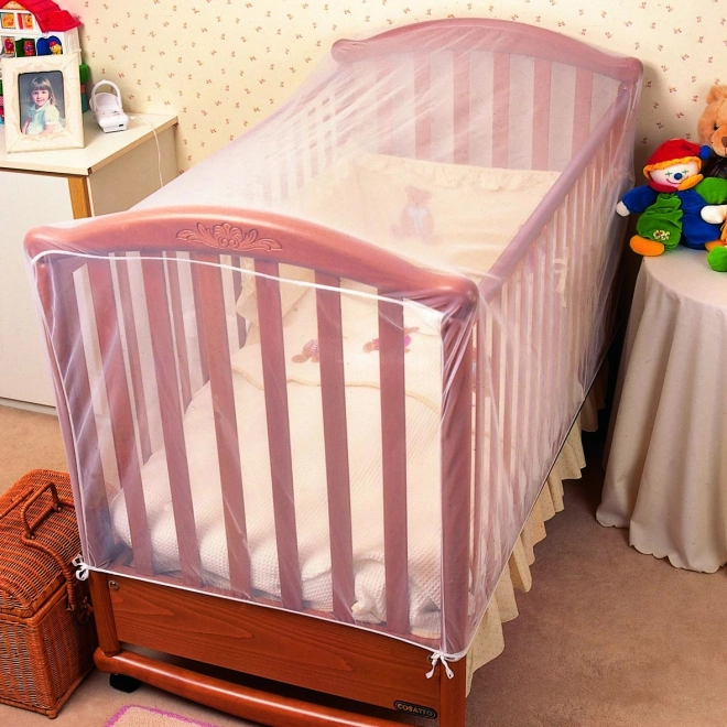 Moustiquaire pour lit bébé 135x67x67 cm, Blanc