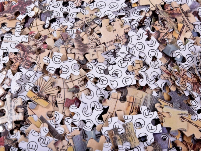 Puzzle de la carte du monde antique 1000 pièces