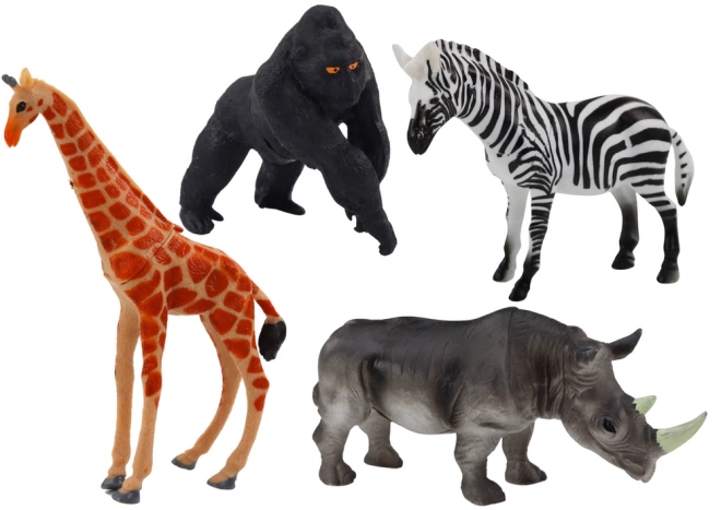 Ensemble d'animaux africains – 4 pièces
