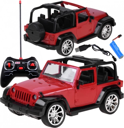 Voiture tout-terrain RC télécommandée 1:16 – Rouge