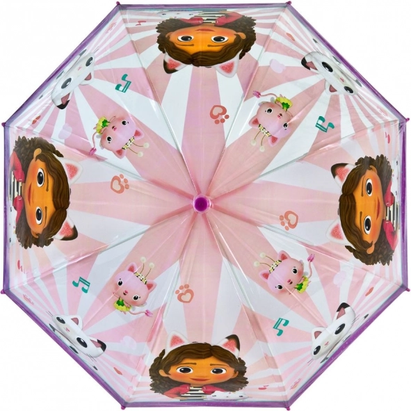 Parapluie pour enfants Gabby's Dollhouse avec motifs de chats