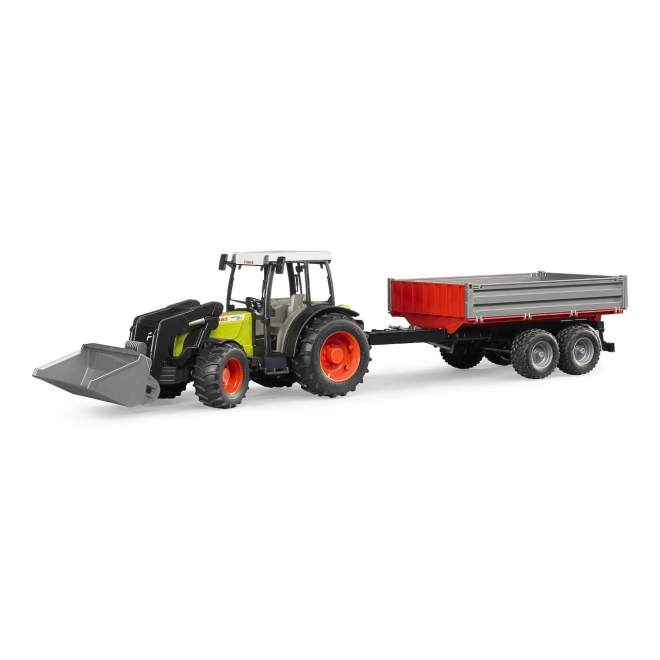 Bruder Tracteur CLAAS Nectis 267F avec chargeur et remorque
