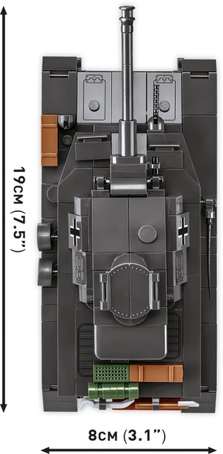 COBI 3127 Seconde Guerre mondiale char allemand Panzerkampfwagen IV Ausf. G 1:35