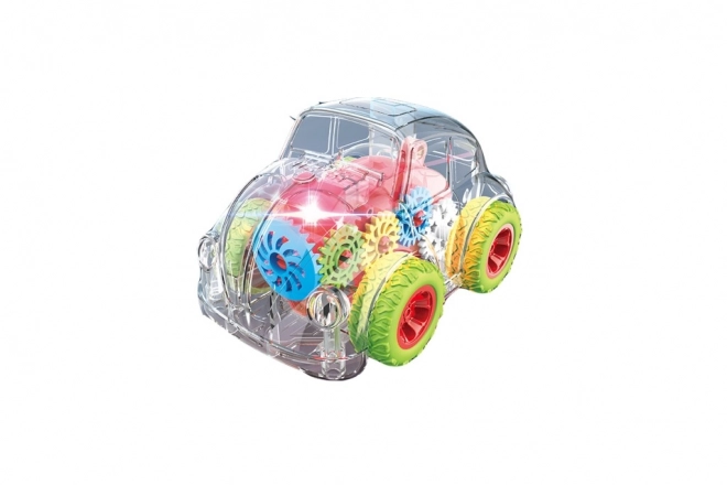Voiture transparente avec effets lumineux et sonores
