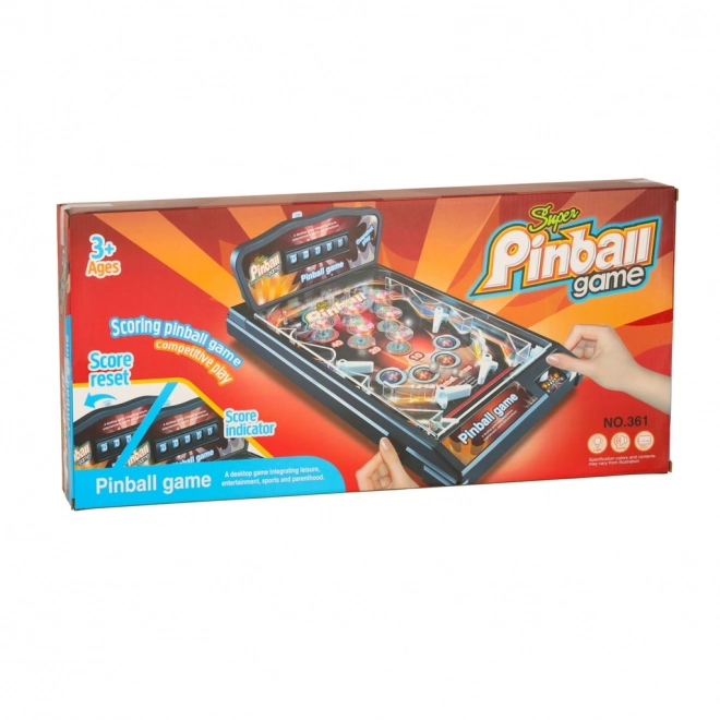 Flipper Pinball Noir Jeu avec Lumières et Sons Spectaculaires