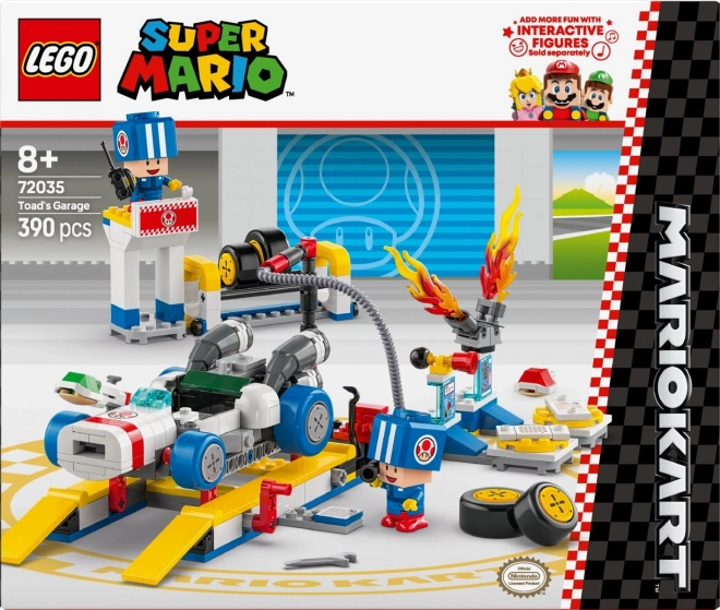 LEGO Super Mario: Mario Kart - Toad et son garage