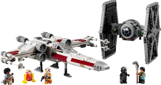 LEGO Star Wars 75393 Intercepteur TIE et X-wing - ensemble combiné