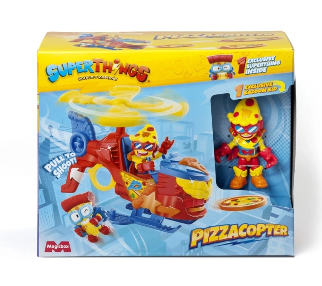 Pizzacoptère SuperThings avec lance-disques