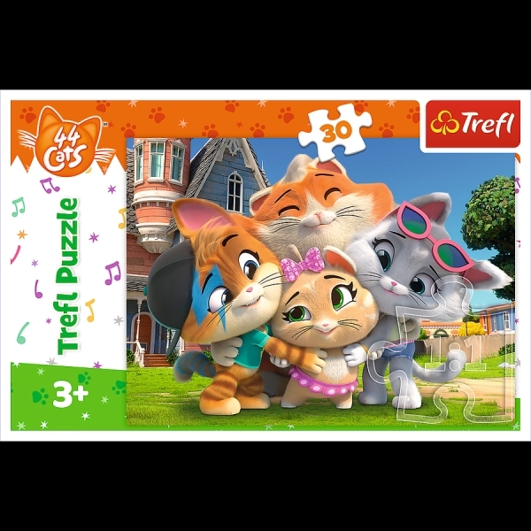 TREFL Puzzle 44 pièces: Amitié 30 pièces