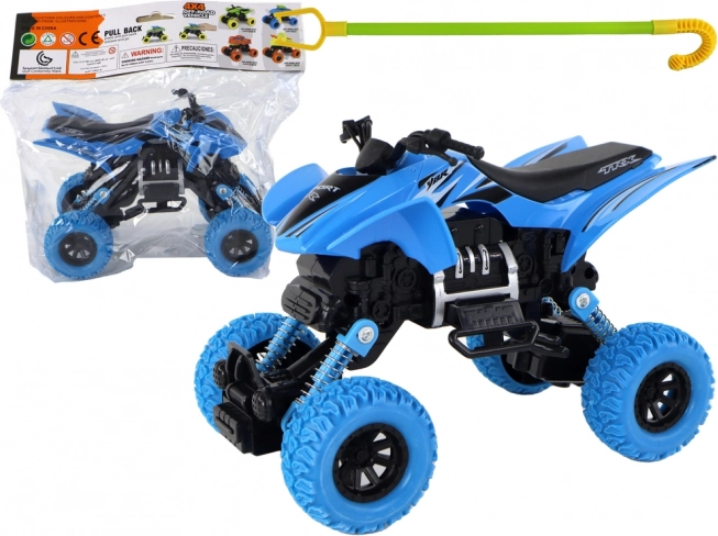 Jouet pour enfant quad tout-terrain bleu