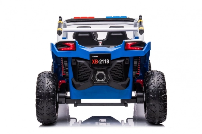 Véhicule de police pour enfants sur batterie 4x4 Buggy XB-2118