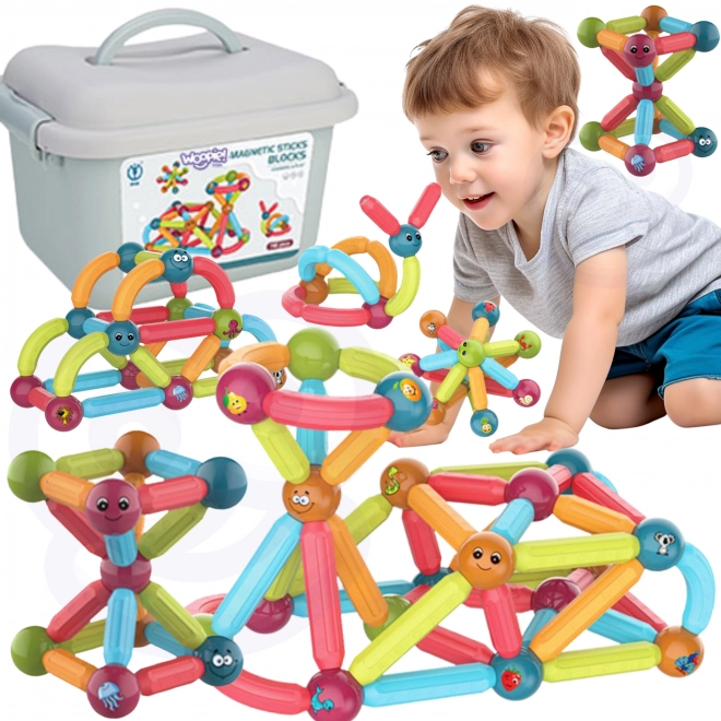 WOOPIE blocs de construction magnétiques 76 pcs